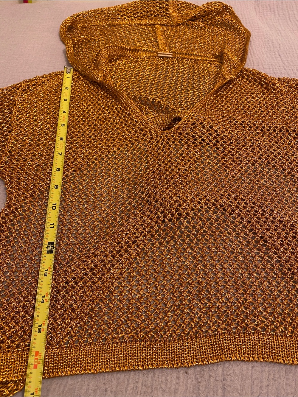 CULT GAIA Catherine Knit Crochet Coverup. Size XS - Picture 9 of 12